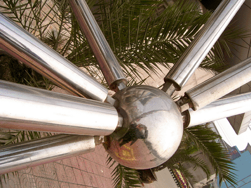 古交不锈钢螺栓球网架